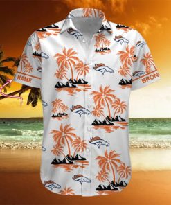 NFL Denver Broncos Palm Tree Tropical Summer Hawaiian Shirt