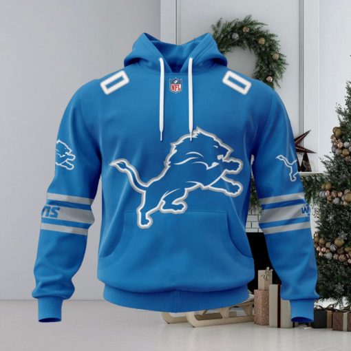 NFL Detroit Lions 2024 Personalized Name And Number Hoodie