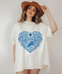 NFL Detroit Lions Heart Logo Lion shirt