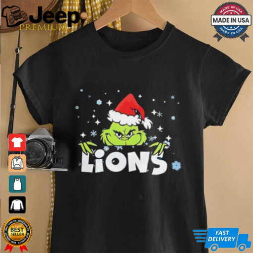 NFL Detroit Lions Merry Christmas Grinch shirt
