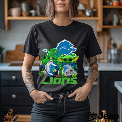 NFL Detroit Lions St Patrick’s Day T Shirt Special Gomes Baby Yoda St Patricks Day Shirt