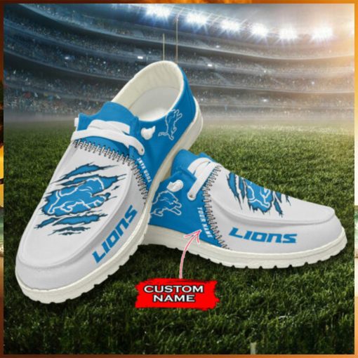 NFL Detroit Lions – Hey Dude Shoes