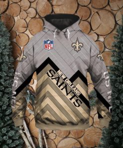 NFL Football New Orleans Saints Hoodies Print Full