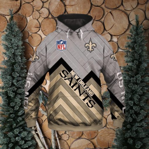 NFL Football New Orleans Saints Hoodies Print Full