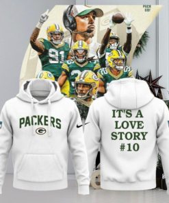 NFL Green Bay Packers It’s A Love Story 10 Hoodie