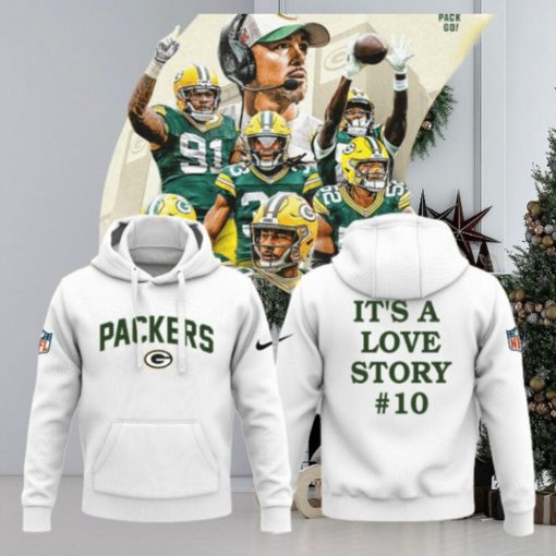 NFL Green Bay Packers It’s A Love Story 10 Hoodie