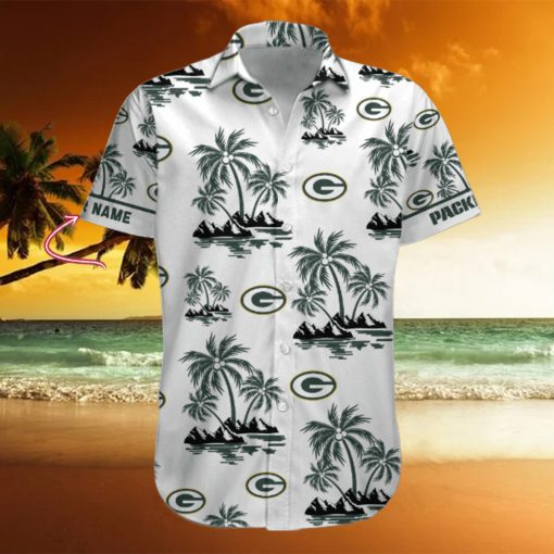 NFL Green Bay Packers Palm Tree Tropical Summer Hawaiian Shirt