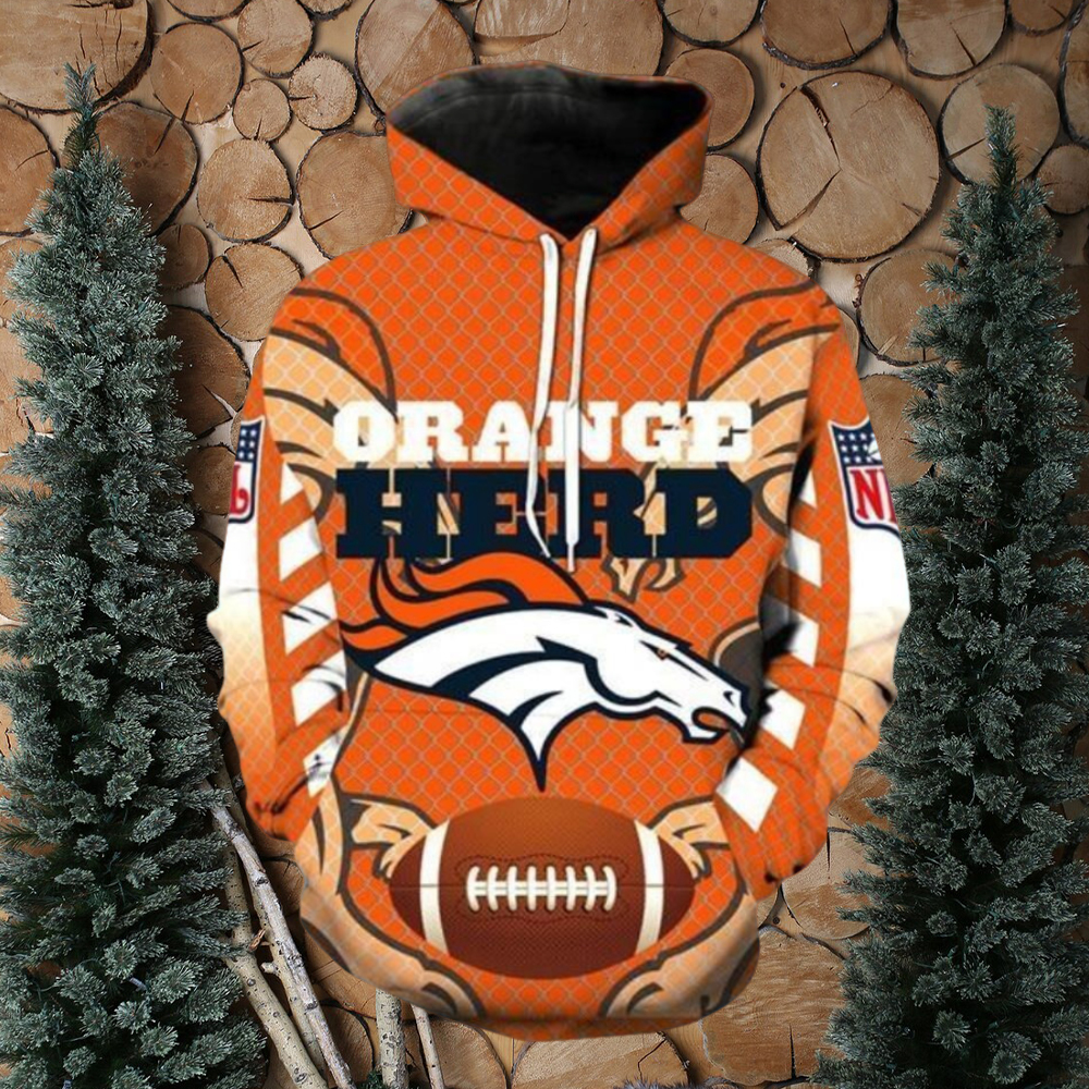 NFL Hoodies 3D Denver Broncos Custom With Hoodies Print Full teejeep