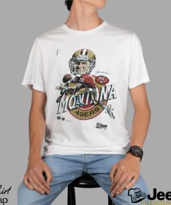 NFL JOE MONTANA SALEM SPORTSWEAR NFL 49ERS CARICATURE shirt - teejeep