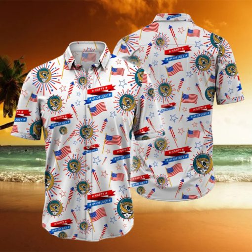 NFL Jacksonville Jaguars Grateful Dead Hawaiian Shirt, Grateful Dead Hawaiian Shirt