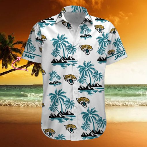 NFL Jacksonville Jaguars Palm Tree Tropical Summer Hawaiian Shirt