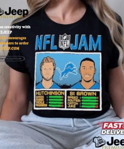 NFL Jam Aidan Hutchinson & Amon Ra St. Brown Detroit Lions Shirt