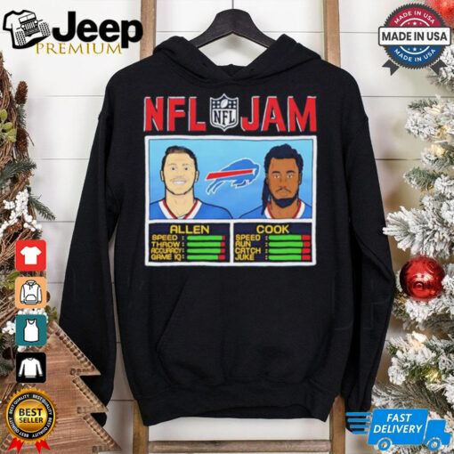 NFL Jam Bills Allen and Cook shirt