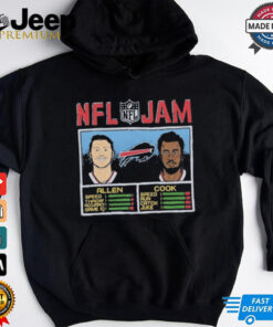 NFL Jam Buffalo Bills Josh Allen And James Cook Shirt