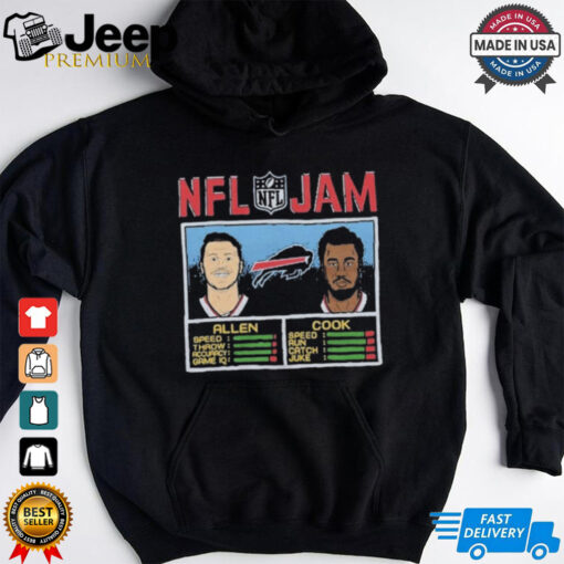 NFL Jam Buffalo Bills Josh Allen And James Cook Shirt