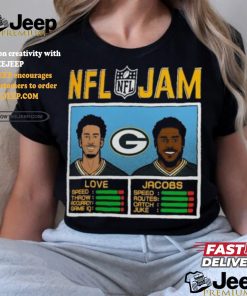 NFL Jam Jordan Love And Josh Jacobs Green Bay Packers Shirt