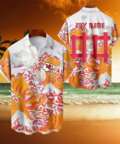 NFL Kansas City Chiefs Football Special Great Wave Hawaiian Shirt