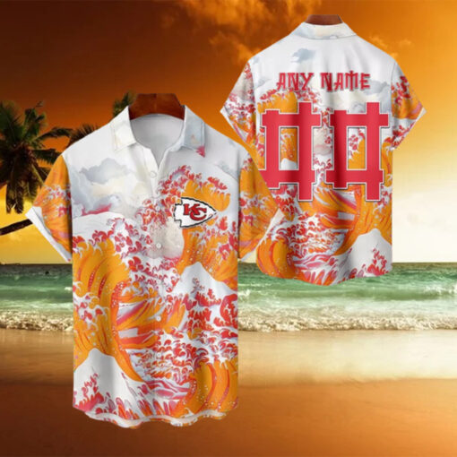 NFL Kansas City Chiefs Football Special Great Wave Hawaiian Shirt