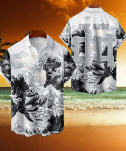 NFL Las Vegas Raiders Football Special Great Wave Hawaiian Shirt