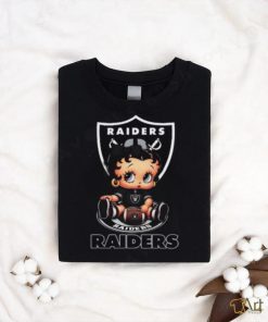 NFL Las Vegas Raiders T Shirt Betty Boop Football Tshirt