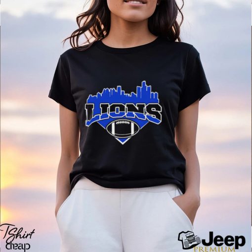 NFL Lions Football Skyline Football Team shirt