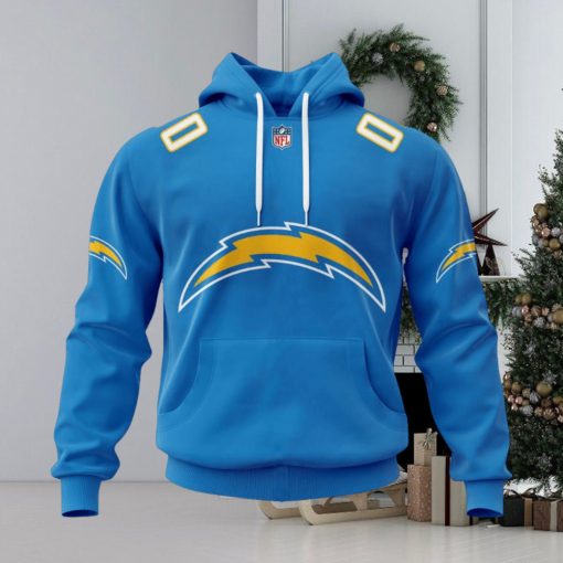 NFL Los Angeles Chargers 2024 Personalized Name And Number Hoodie