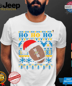 NFL Los Angeles Chargers Football Santa Claus Hohoho Christmas Pattern shirt