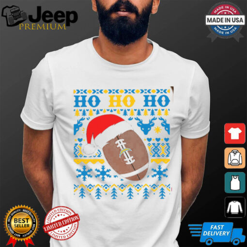 NFL Los Angeles Chargers Football Santa Claus Hohoho Christmas Pattern shirt