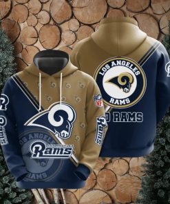 NFL Los Angeles Rams Big Seal Motifs Hoodies Print Full