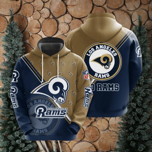 NFL Los Angeles Rams Big Seal Motifs Hoodies Print Full