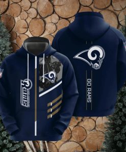 NFL Los Angeles Rams Dark Type Hoodies Print Full