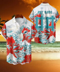 NFL Miami Dolphins Football Special Great Wave Hawaiian Shirt