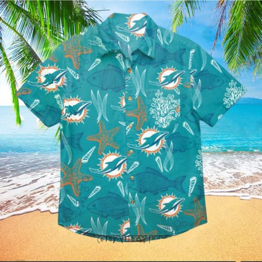 NFL Miami Dolphins Ocean Fish Hawaiian Shirt