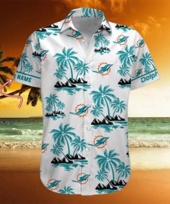 NFL Miami Dolphins Palm Tree Tropical Summer Hawaiian Shirt