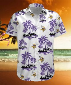 NFL Minnesota Vikings Palm Tree Tropical Summer Hawaiian Shirt