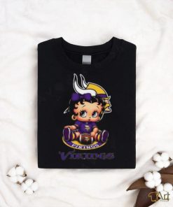 NFL Minnesota Vikings T Shirt Betty Boop Football Tshirt