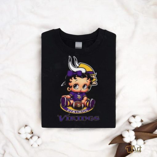 NFL Minnesota Vikings T Shirt Betty Boop Football Tshirt
