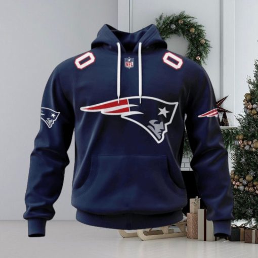 NFL New England Patriots 2024 Personalized Name And Number Hoodie