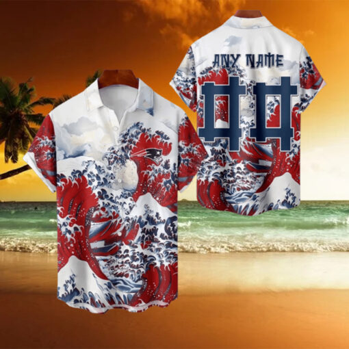 NFL New England Patriots Football Special Great Wave Hawaiian Shirt