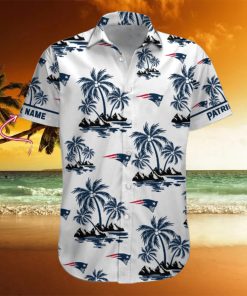 NFL New England Patriots Palm Tree Tropical Summer Hawaiian Shirt