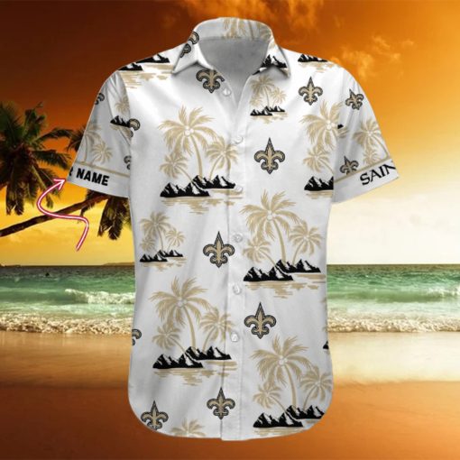 NFL New Orleans Saints Palm Tree Tropical Summer Hawaiian Shirt