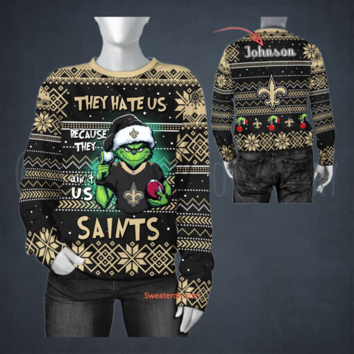 NFL New Orleans Saints They Hate Us Because They Ain’t US Sweater