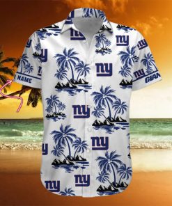 NFL New York Giants Palm Tree Tropical Summer Hawaiian Shirt