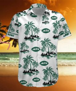 NFL New York Jets Palm Tree Tropical Summer Hawaiian Shirt