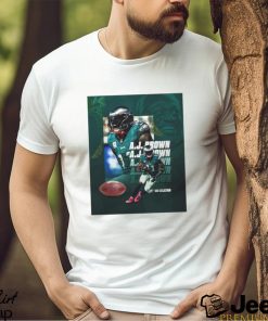 NFL Philadelphia Eagles AJ Brown football player pose repeat poster shirt