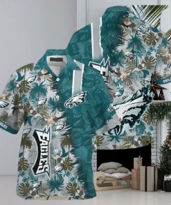 NFL Philadelphia Eagles Green Grey Trendy Hawaiian Shirt Aloha Shirt