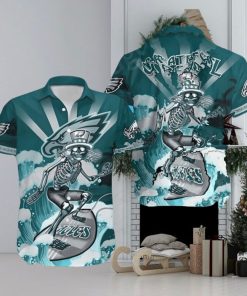 NFL Philadelphia Eagles Hawaiian Shirt Grateful Dead