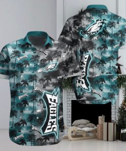 NFL Philadelphia Eagles Hawaiian Shirt Vintage Coconut Tree