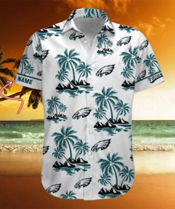 NFL Philadelphia Eagles Palm Tree Tropical Summer Hawaiian Shirt