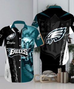 NFL Philadelphia Eagles Special Half Tone Mascot Hawaiian Shirt